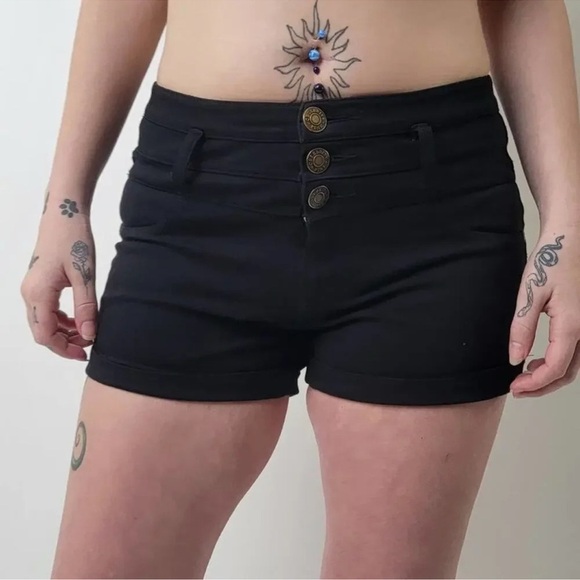 Classic Black Women's Shorts - Picture 1 of 8